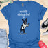Easily distracted by bulldogs - V8 - Standing Happy T-Shirt